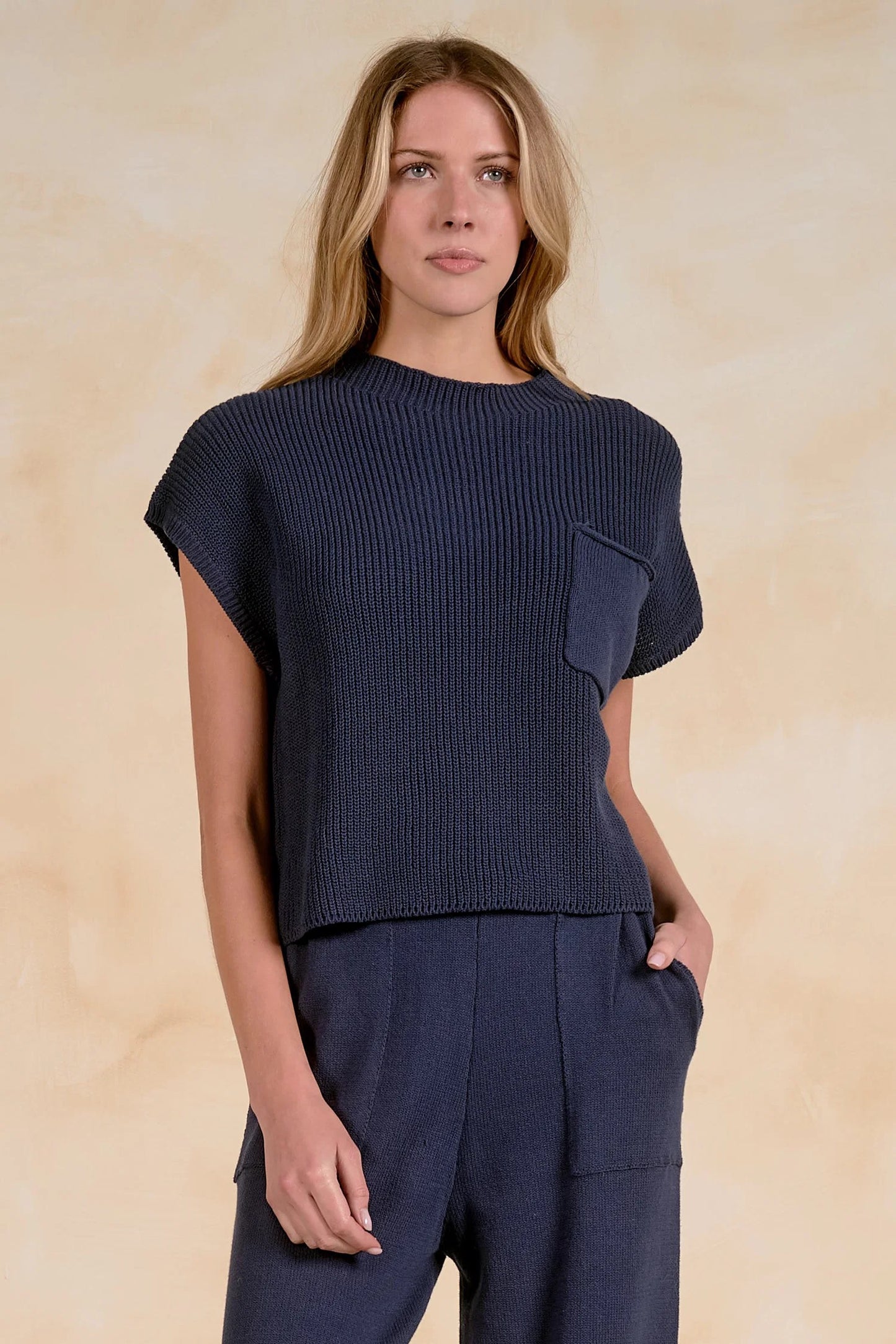 Sweater Pocket Top