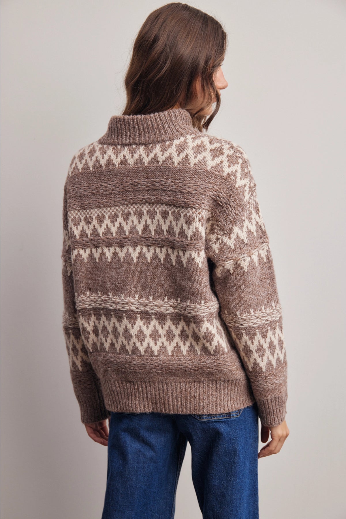 Fair Isle Knit Sweater