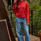 Rolled Neck Pullover Sweater