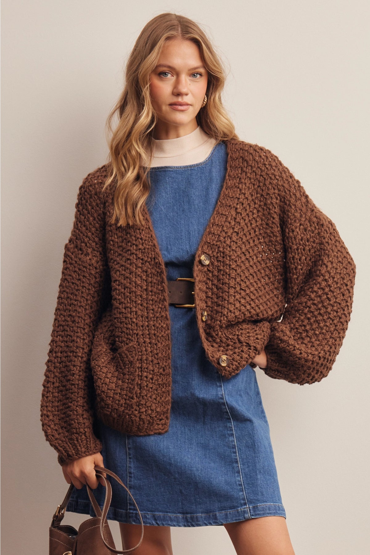 Handmade Chunky Knit Cardigan