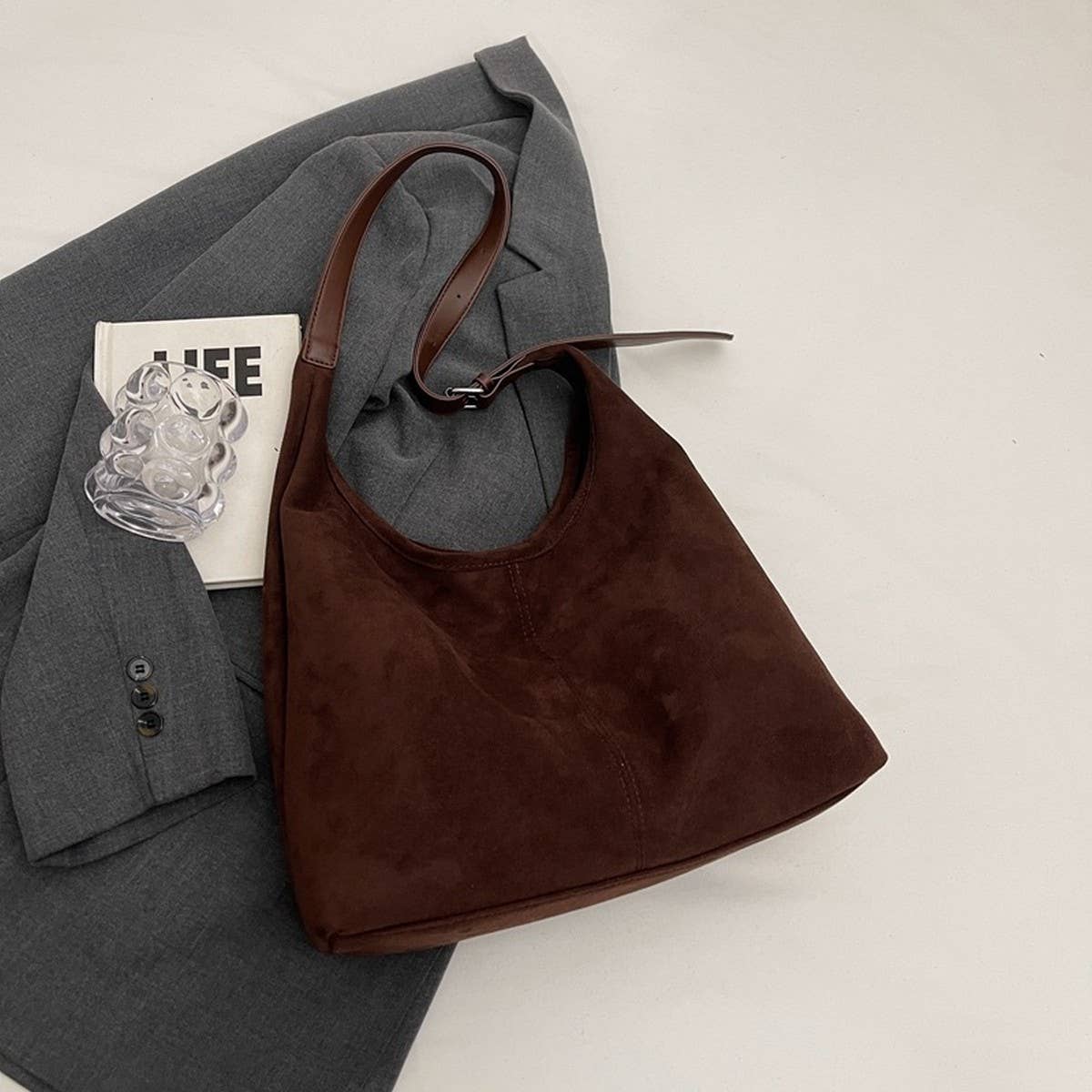 LAZY STYLE SIMPLE COMMUTER TOTE BAG