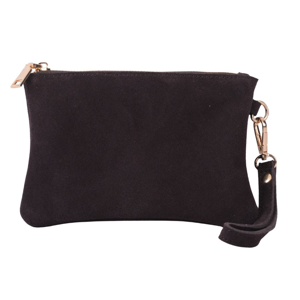 Suede Wristlet