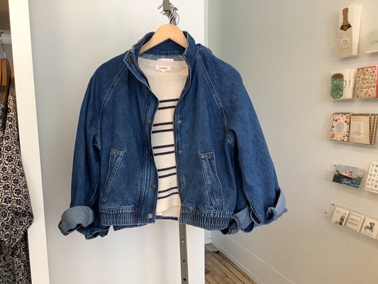 Denim Bomber Jacket