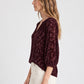 Floral Burnout Top