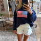 American Flag Sweater