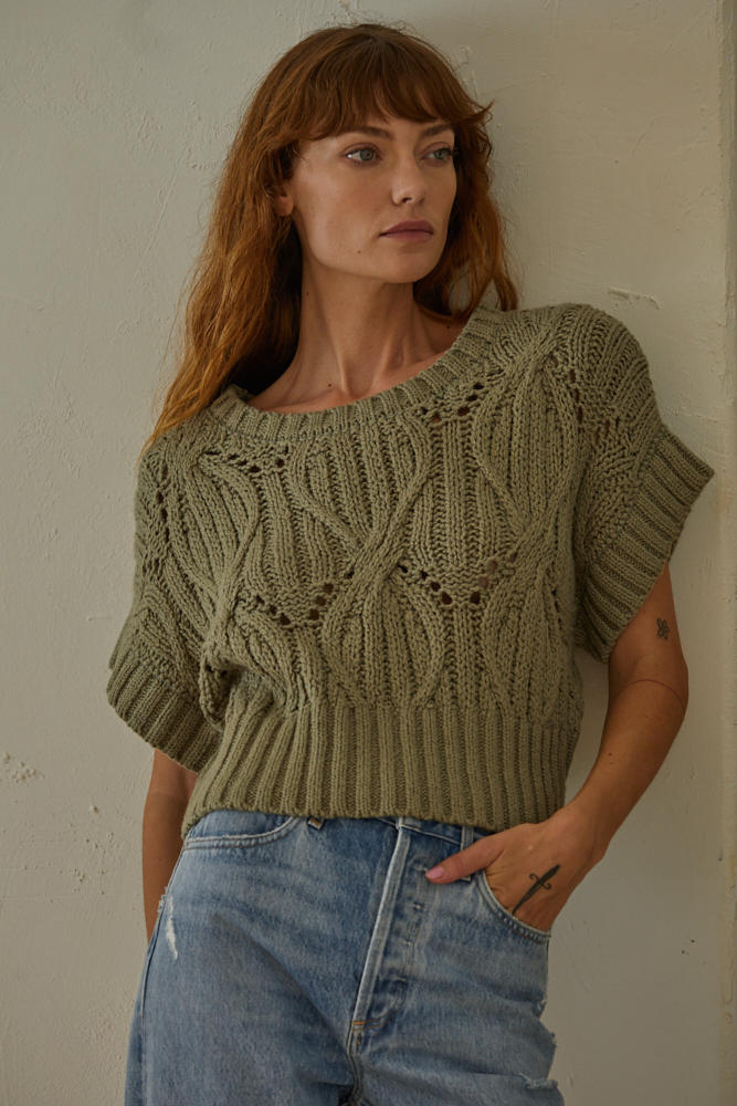 Katie Short Sleeve Sweater