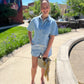 Coastal Blue Button Up