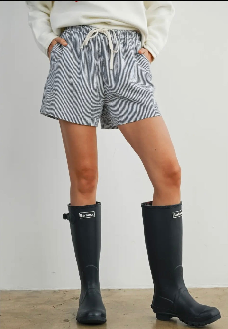 Blue Stripe Shorts