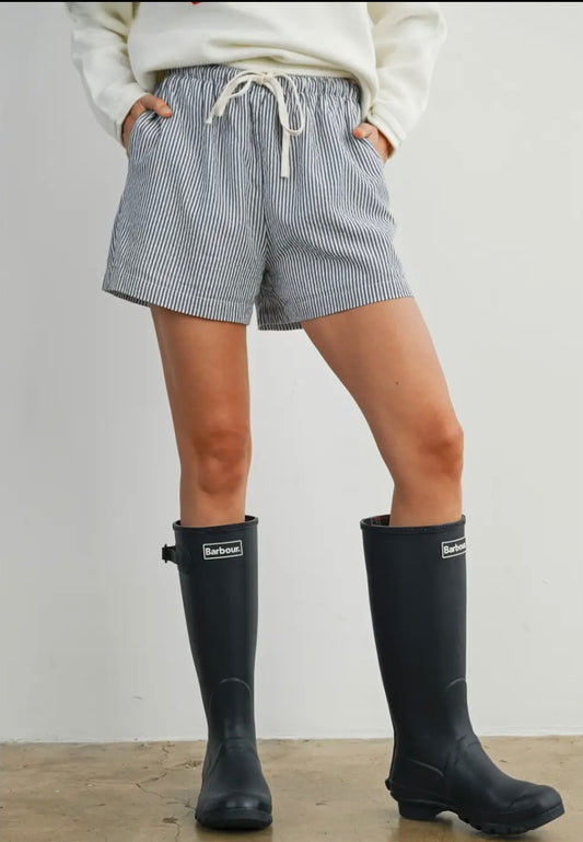 Blue Stripe Shorts