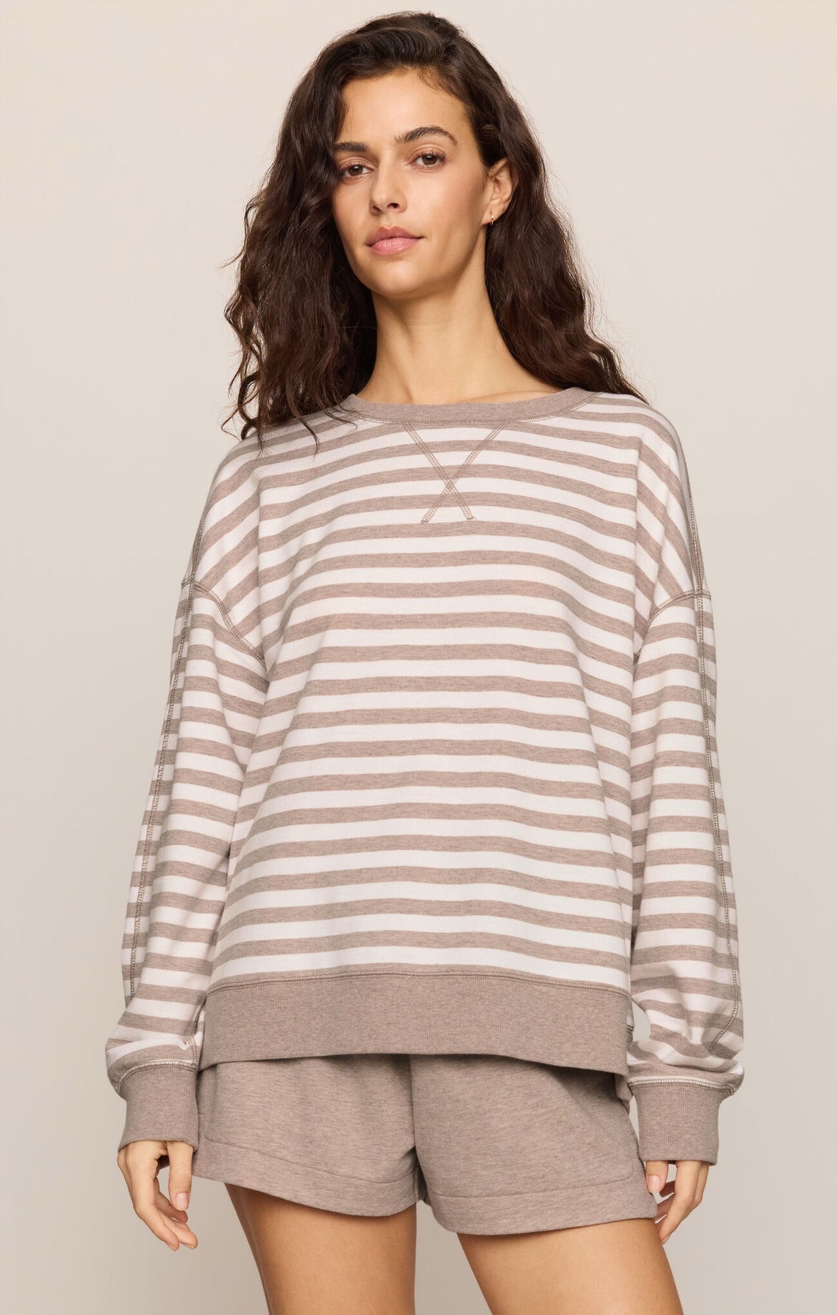 Everyday Striped Crew