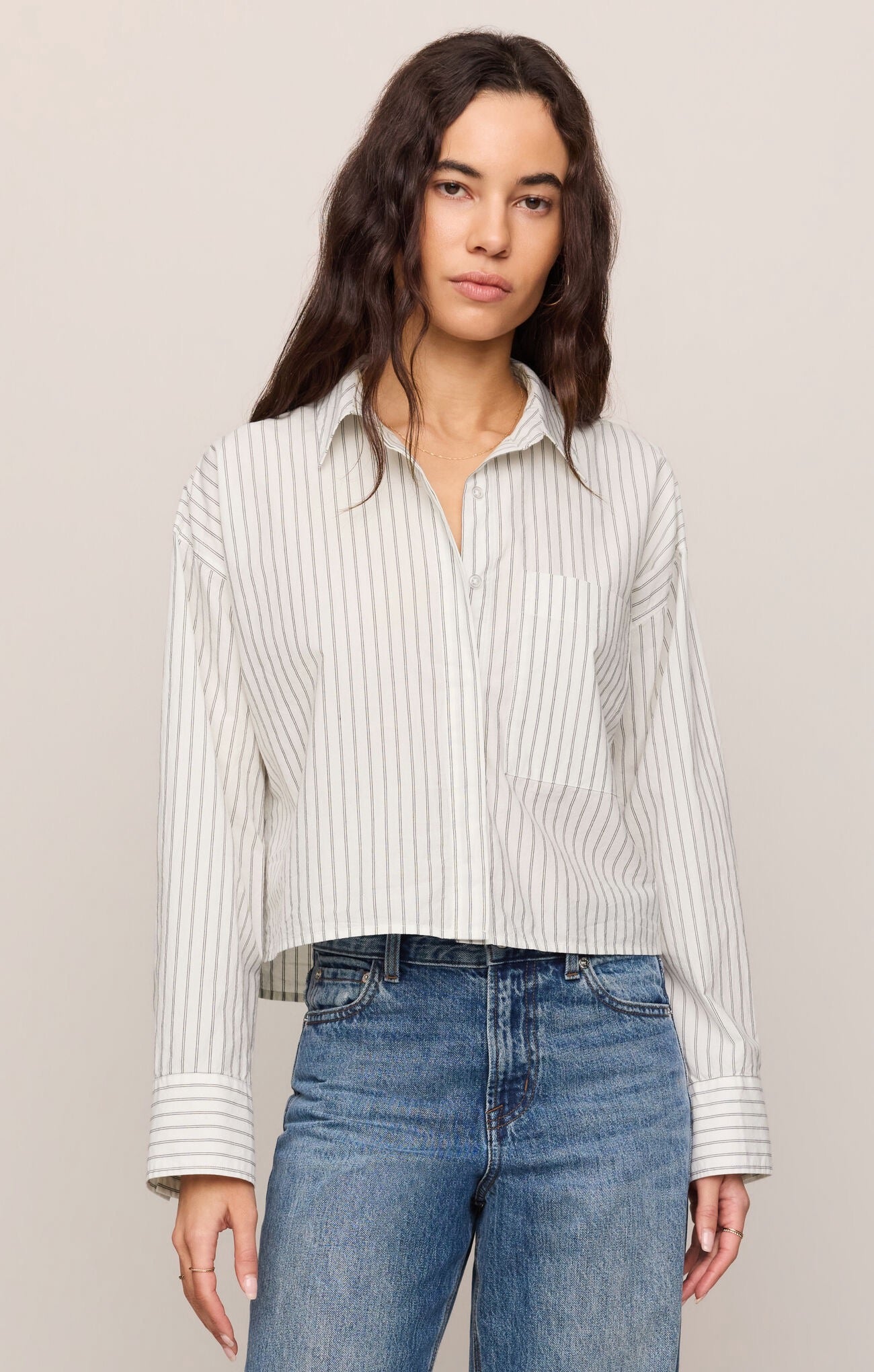Striped Button Up