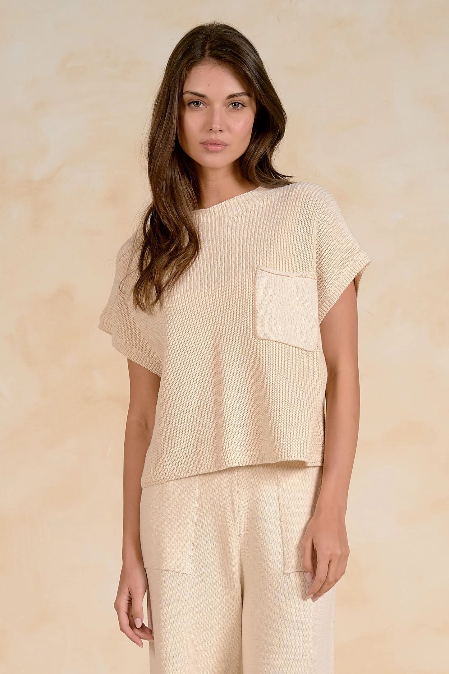 Sweater Pocket Top