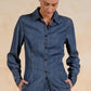 Denim Cinch Top