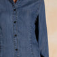 Denim Cinch Top