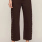 Off Duty Mid-Rise Bowed Ankle Denim
