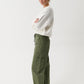 Sabrina Utility Pants in Olive Green