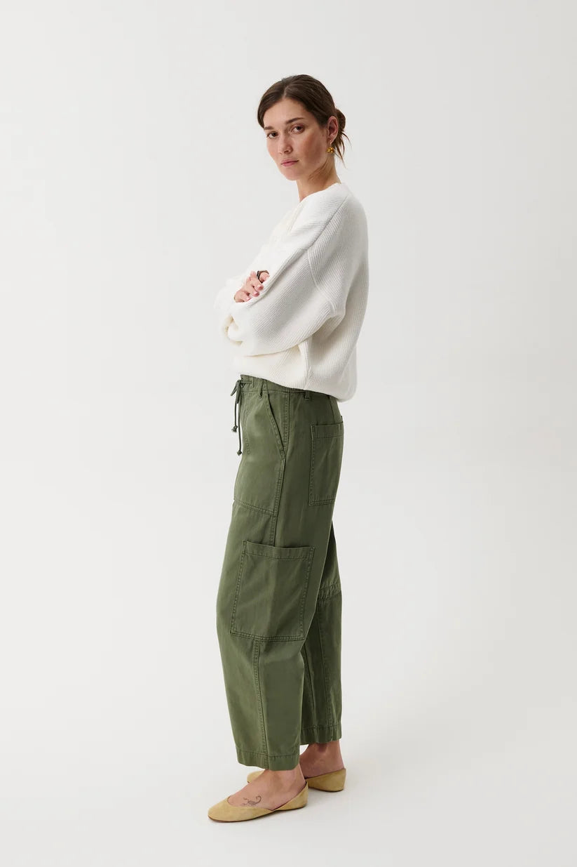 Pistola Sabrina Utility Pants in Olive Green
