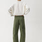 Sabrina Utility Pants in Olive Green