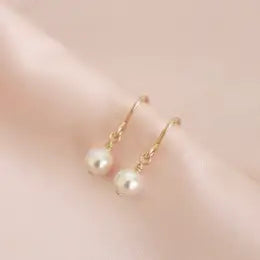 Gold Filled Pearl Earrings