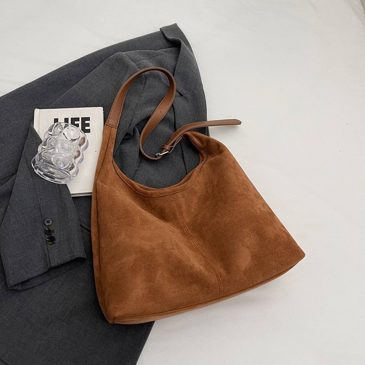 LAZY STYLE SIMPLE COMMUTER TOTE BAG