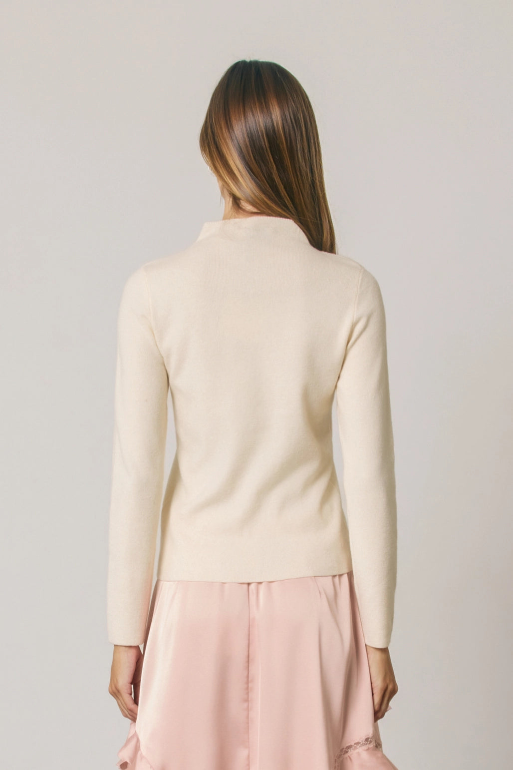 Soft Mock Neck Sweater