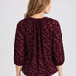 Floral Burnout Top