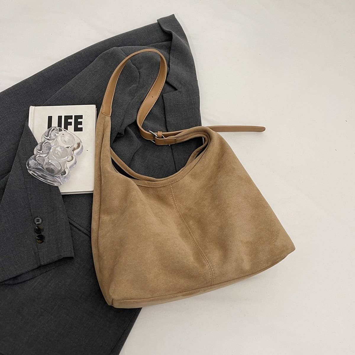LAZY STYLE SIMPLE COMMUTER TOTE BAG