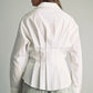 Pintuck Structured Blouse