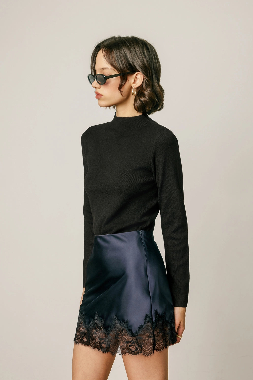 Soft Mock Neck Sweater
