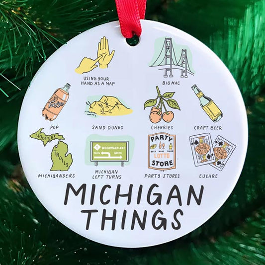 Michigan Things Ornament